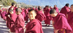Monks at Tawang Monastery